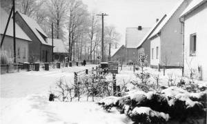 Die Jahnstrasse (VDK Siedlung) im Winter